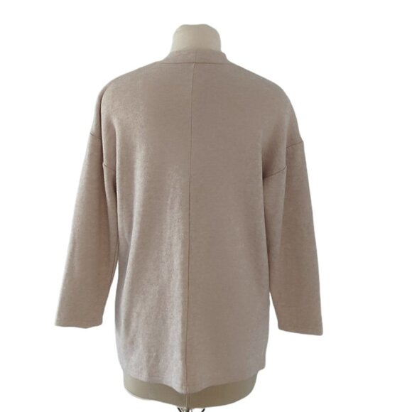 Stradivarius Mock Neck Tunic Sweater - Picture 3 of 4